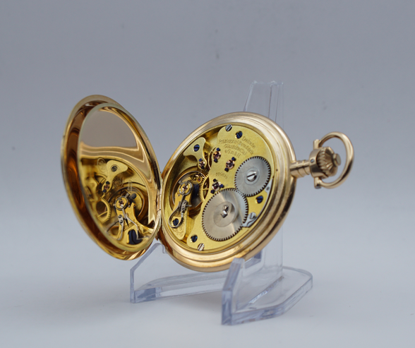 Glashütte Pocket Watch Gold Ziffernblatt