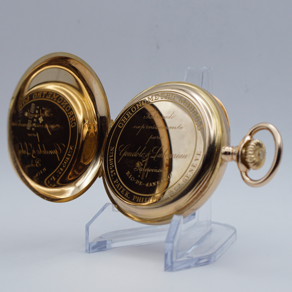 Patek Philippe Chronometro Gondolo Rose Gold Taschenuhr