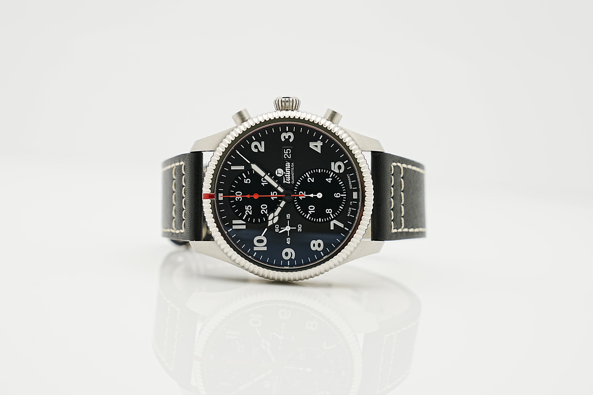 Tutima Glashütte Classic Chronograph Grand Flieger 6402-01