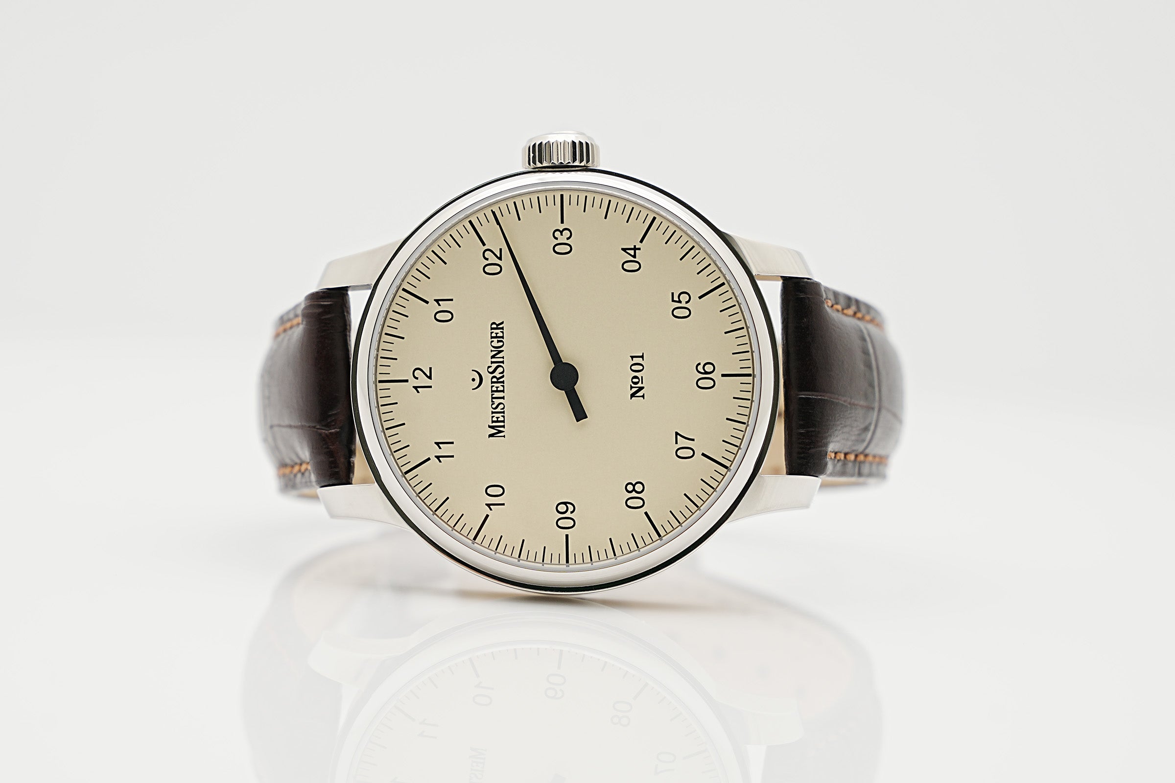 Meistersinger N° 01  No 01 43mm Beige Dial