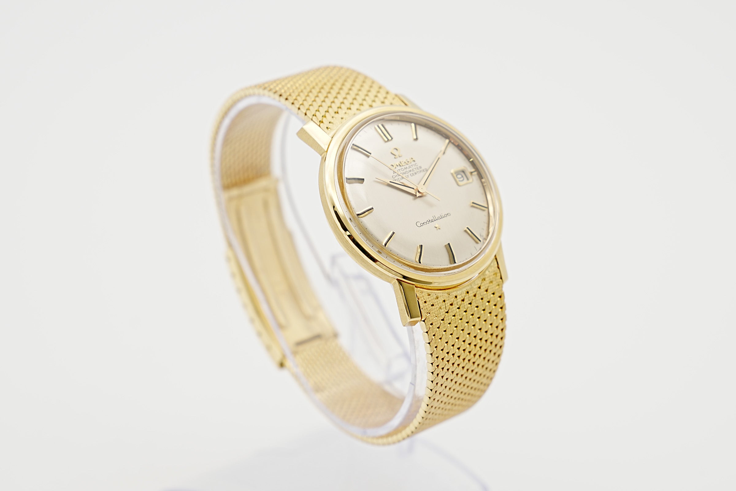 Omega Constellation 168.004 750er Vollgold