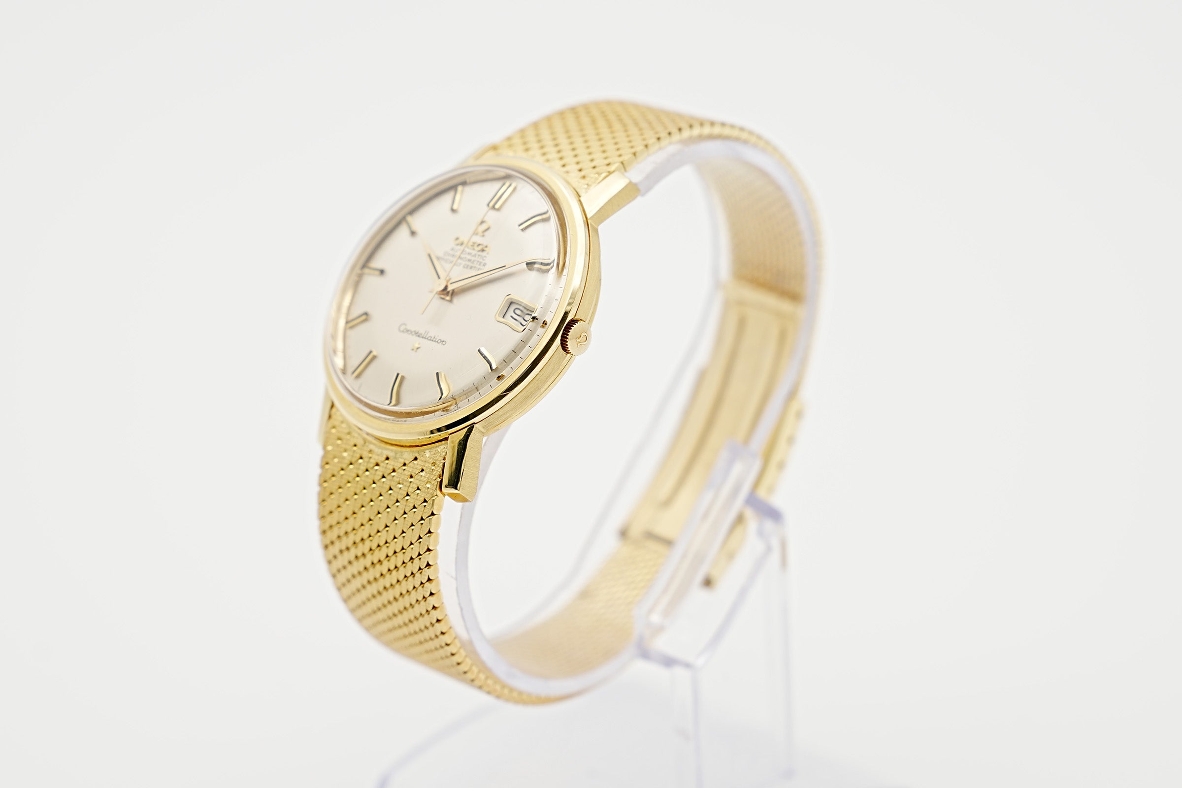 Omega Constellation 168.004 750er Vollgold