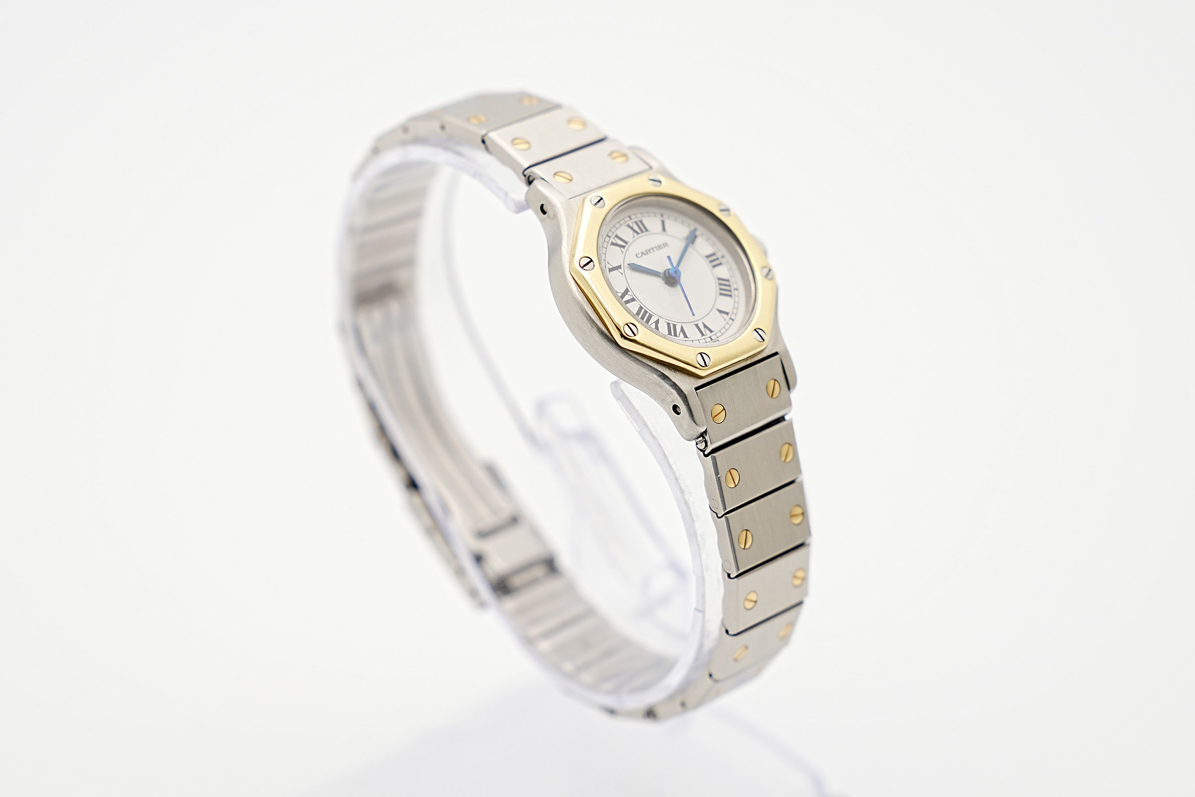 Cartier Santos Octagon 18k Gold Automatic 09078