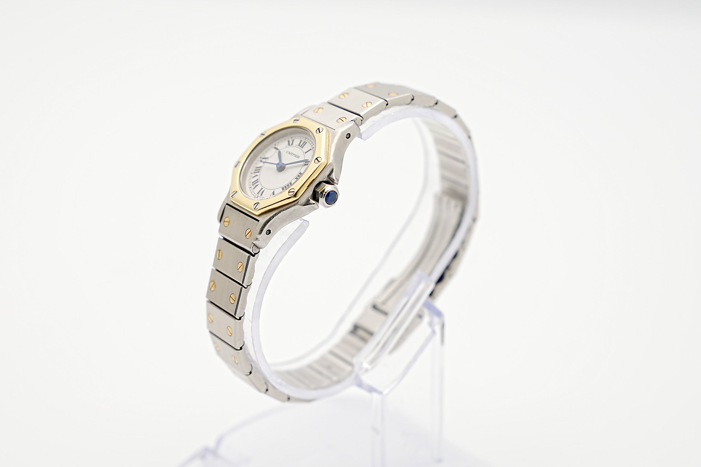 Cartier Santos Octagon 18k Gold Automatic 09078