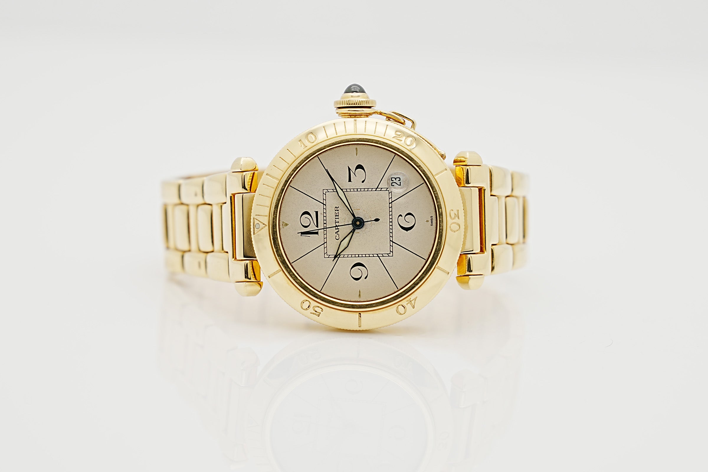 Cartier Pasha 18K Yellow Gold 38mm