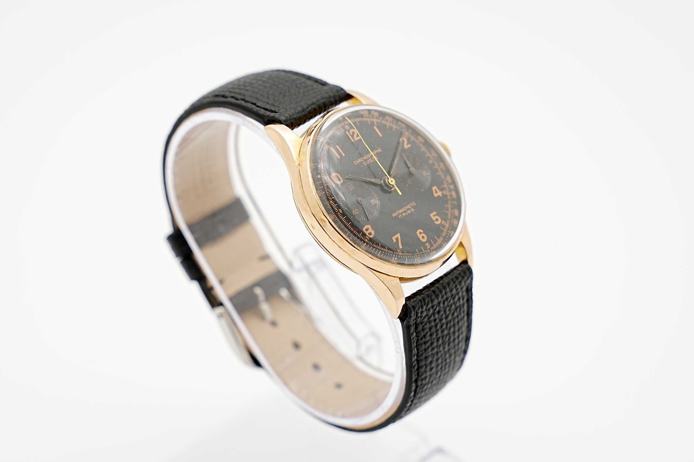 Chronographe Suisse 18k vintage