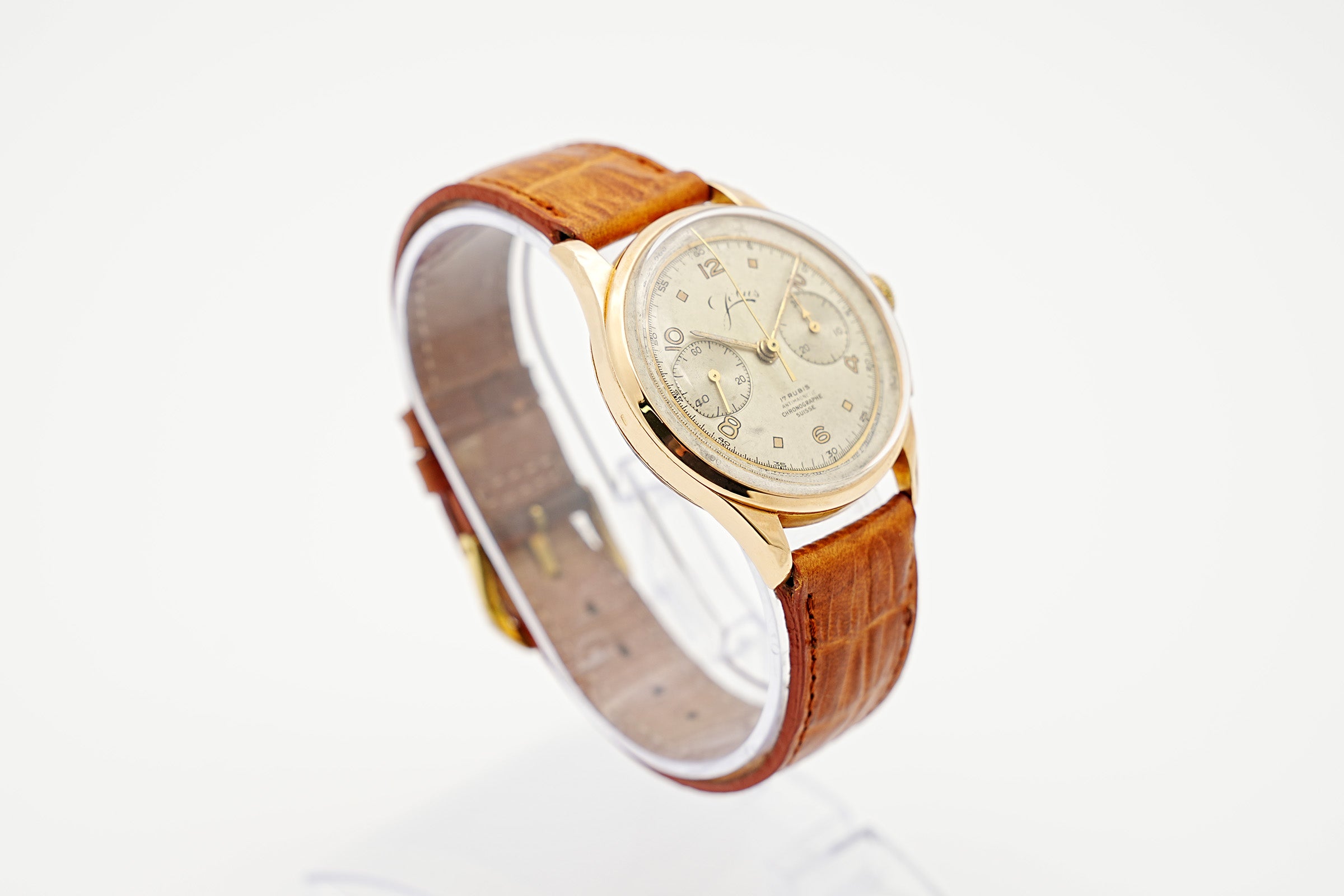 Jolus Vintage Chronograph 18K Rosegold