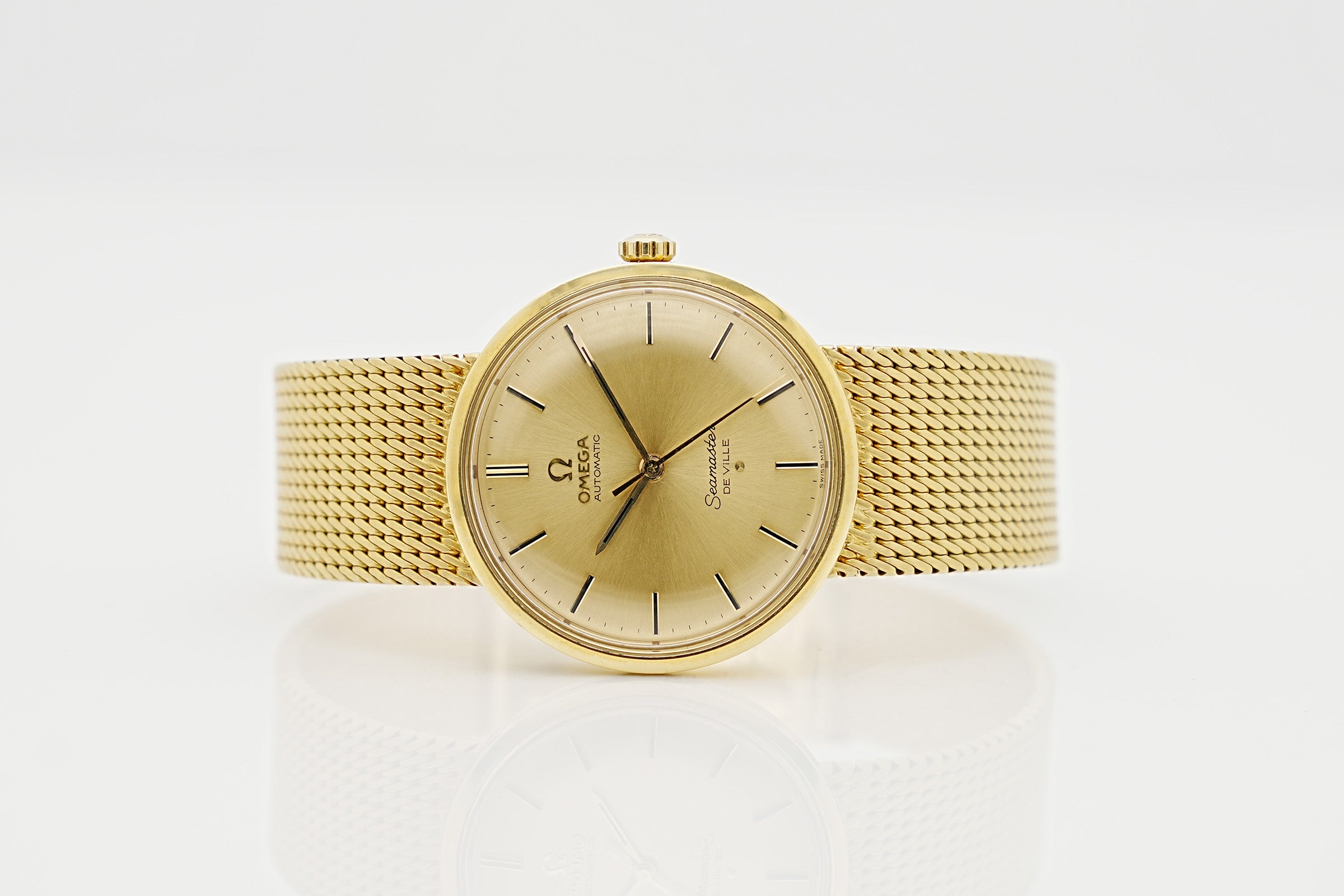 Omega Seamaster De Ville 18K Gelbgold