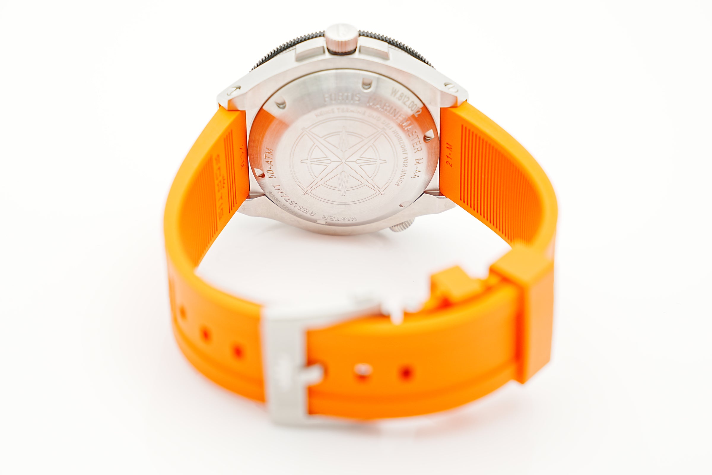 Fortis Marinemaster COSC Amber Orange F8120013