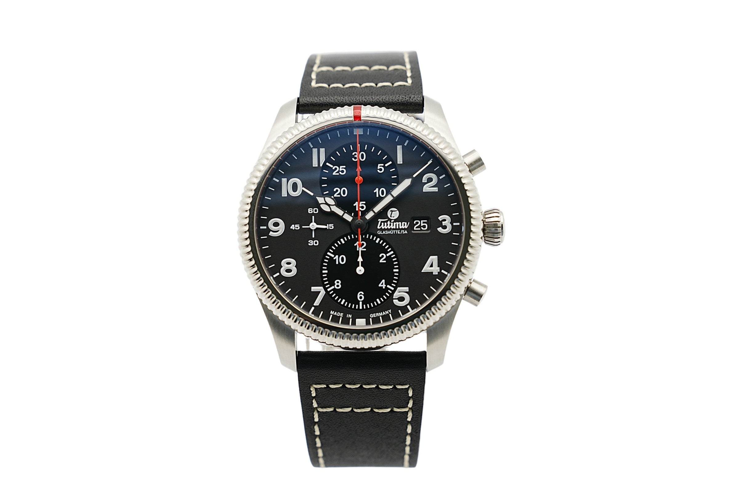 Tutima Glashütte Classic Chronograph Grand Flieger 6402-01