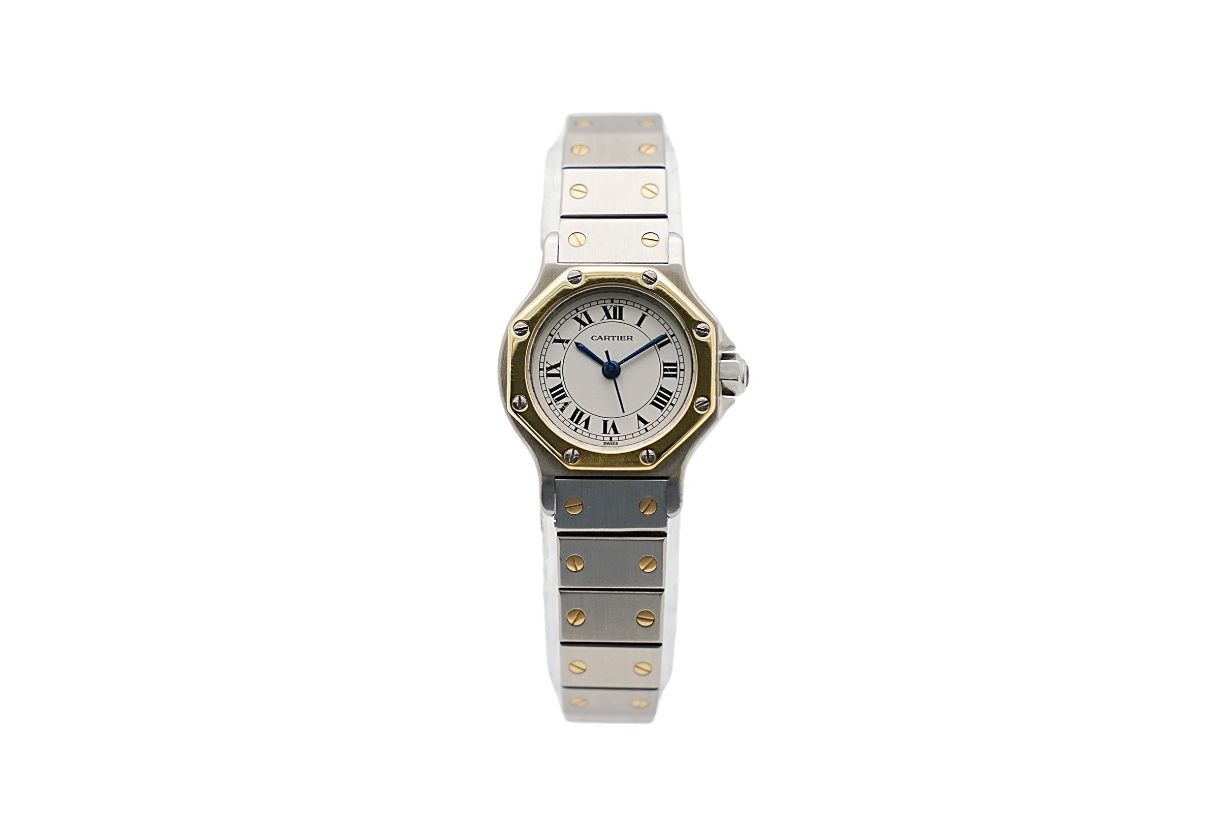 Cartier Santos Octagon 18k Gold Automatic 09078