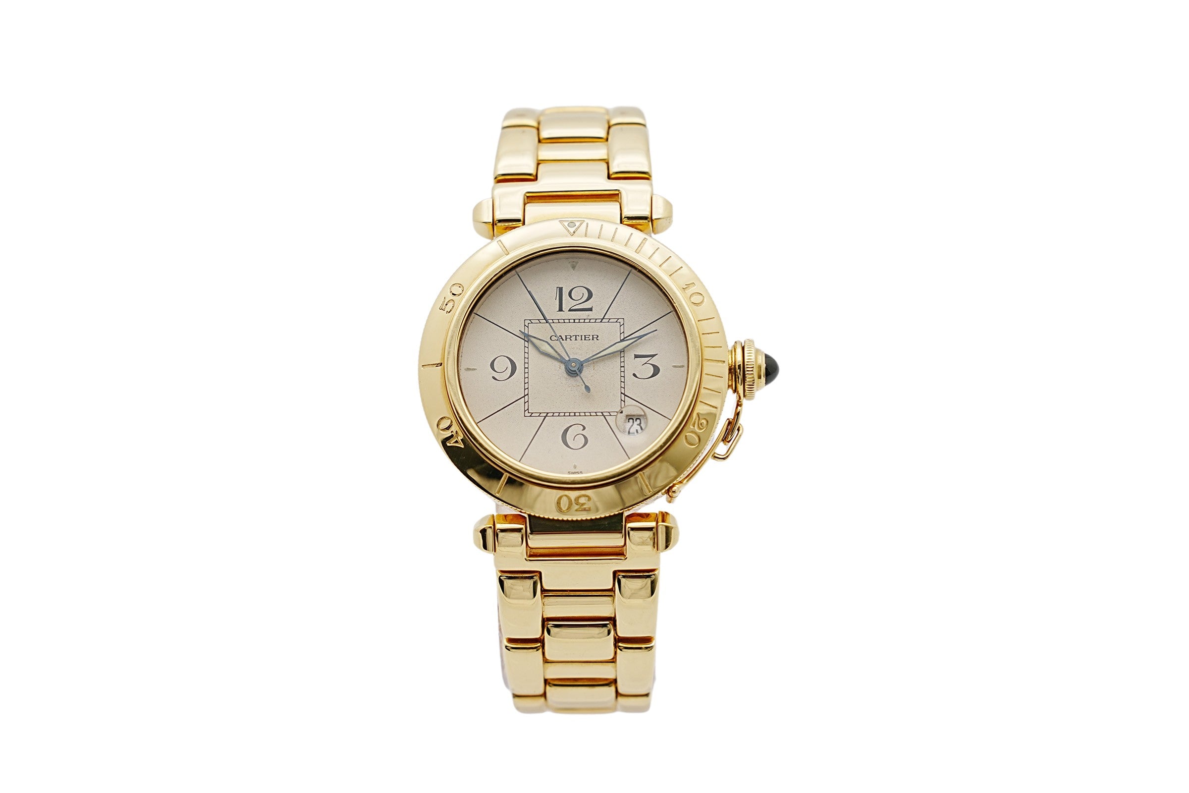 Cartier Pasha 18K Yellow Gold 38mm