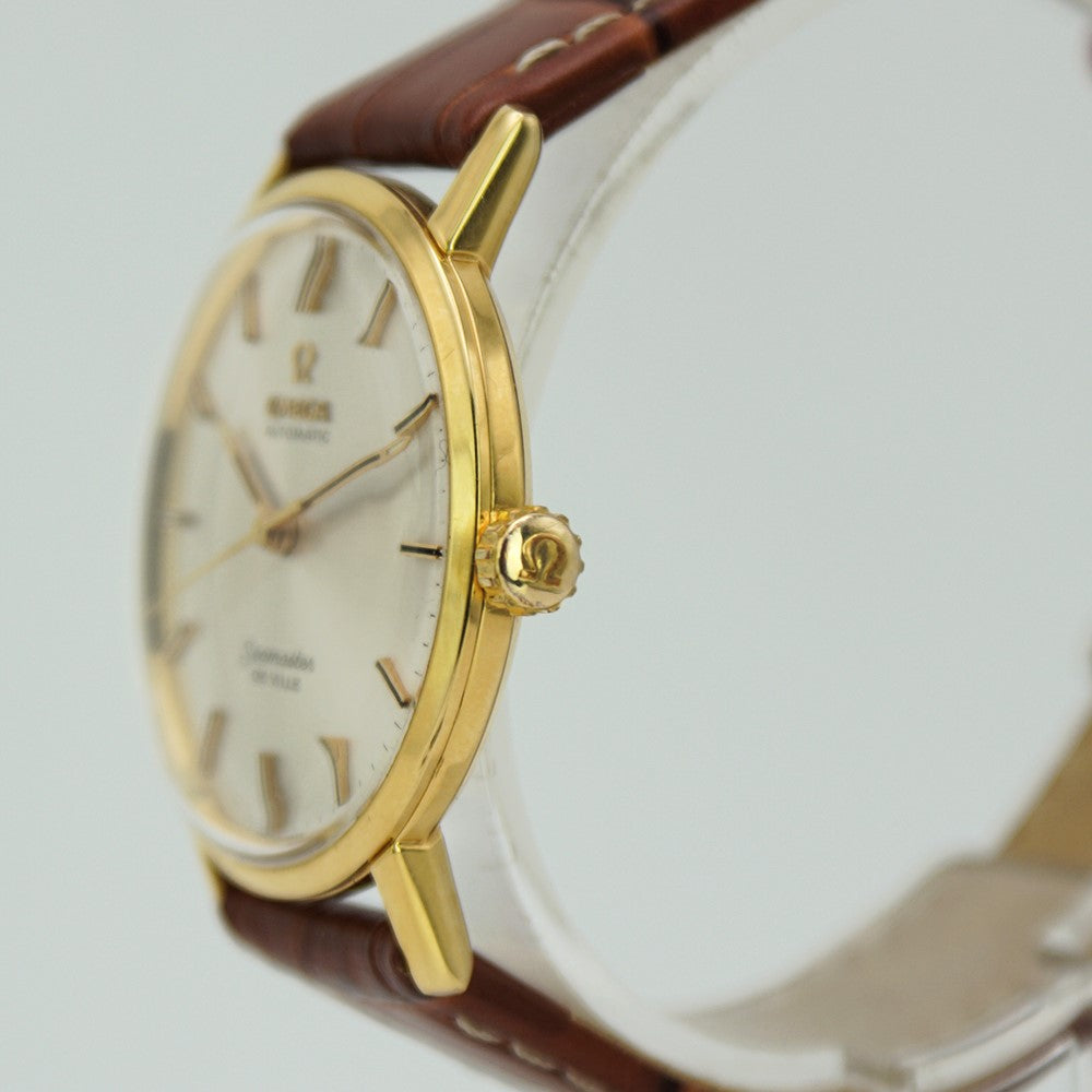 Omega De Ville Seamaster Vintage 18K Gelbgold Automatic Ref.165.020 SC