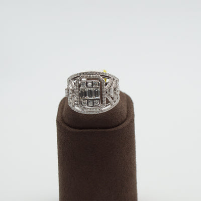 ZEN Diamond 14K Ring Weißgold Gr. 52