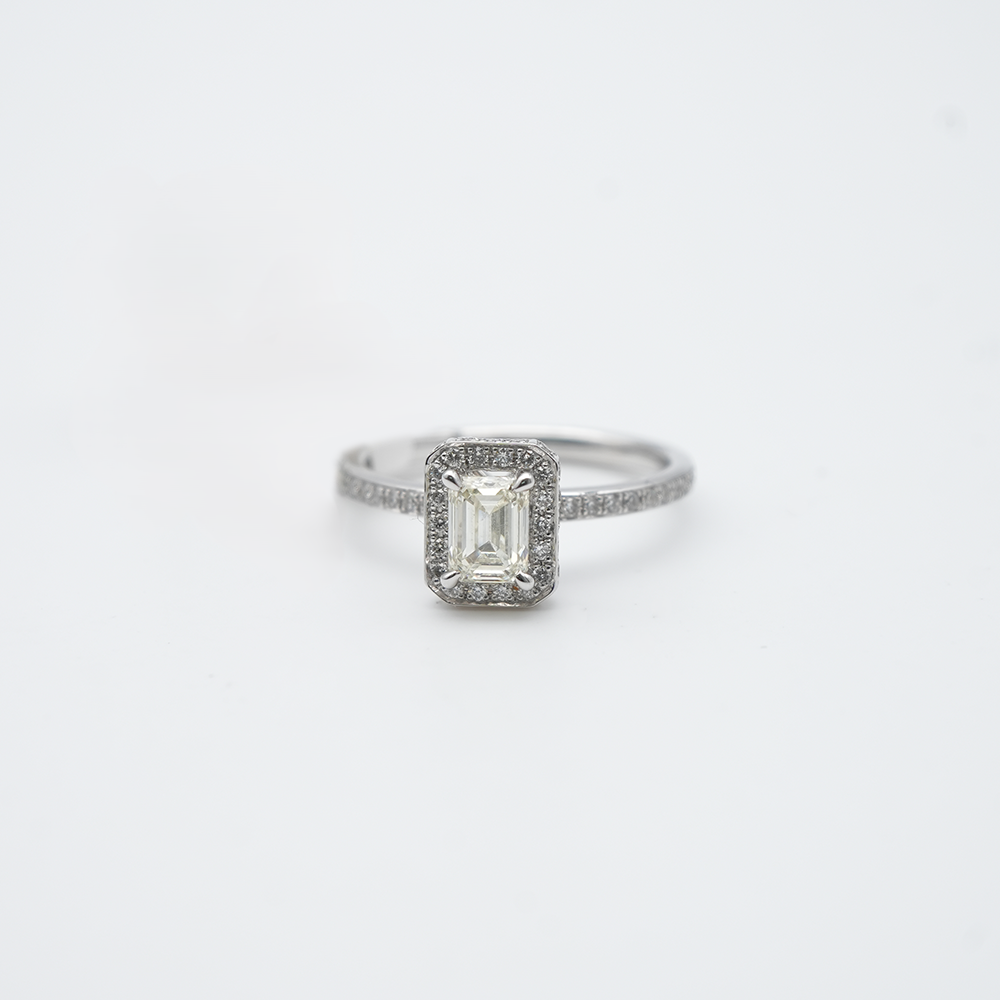 ZEN Diamond 18k Ring Gr.51 Weißgold