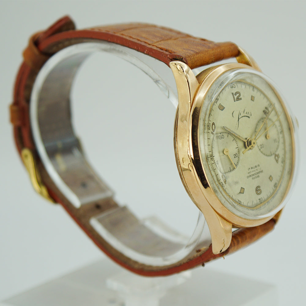 Jolus Vintage Chronograph 18K Rosegold