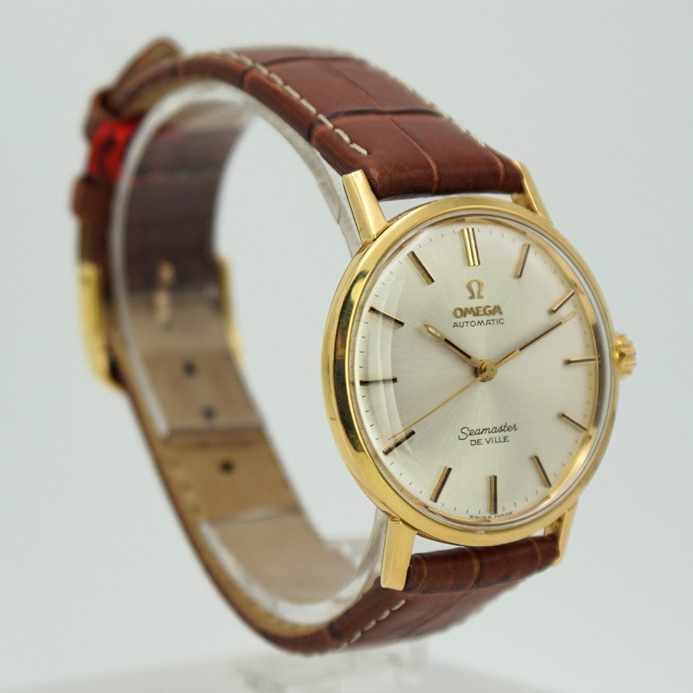 Omega De Ville Seamaster Vintage 18K Gelbgold Automatic Ref.165.020 SC