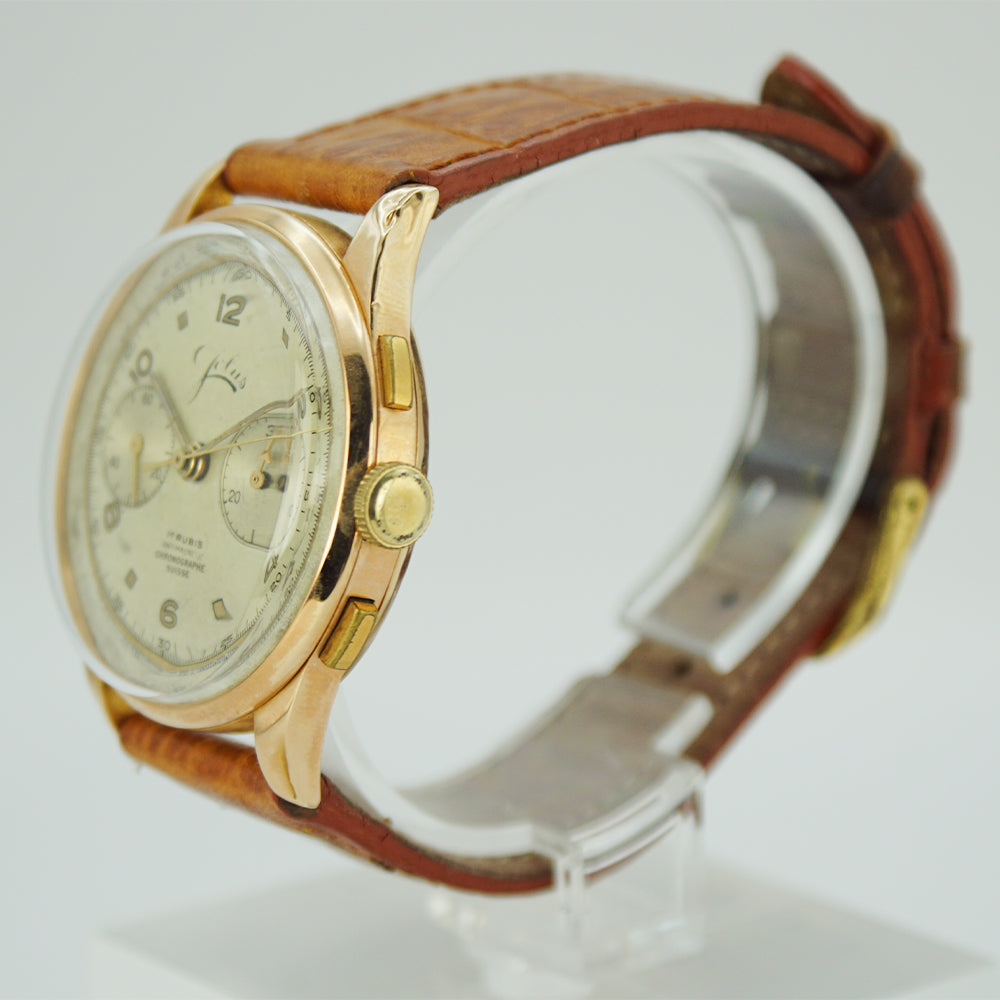 Jolus Vintage Chronograph 18K Rosegold